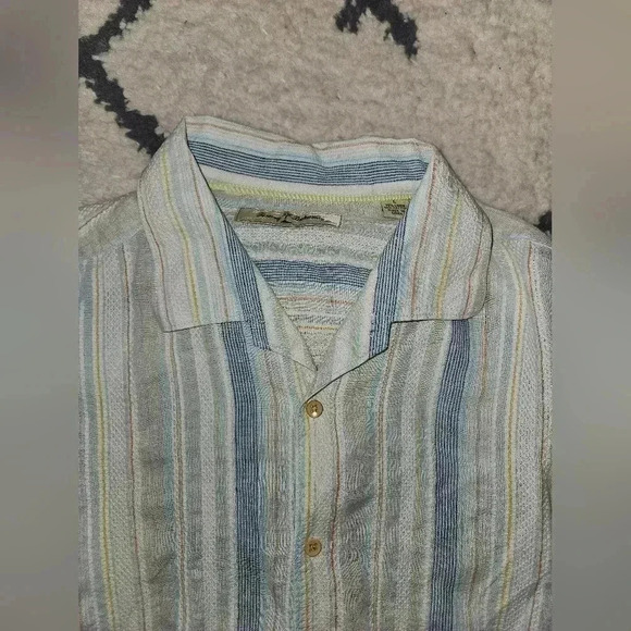 Tommy Bahama linen cotton blend large - Picture 2 of 6